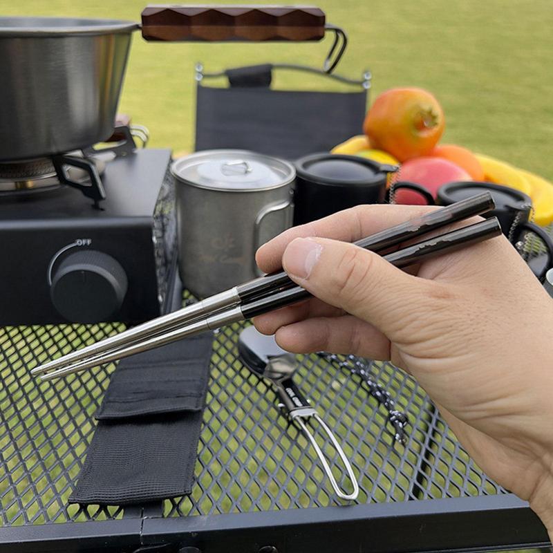 Set Makan Berkemah Perjalanan  - Camping Cooking And Eating Set ulasan dan harga