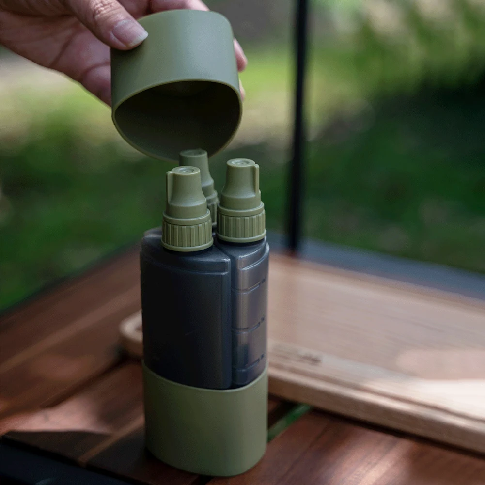 3 In 1 Botol Dispenser Bumbu B - Camping Cooking Full Set ulasan dan harga