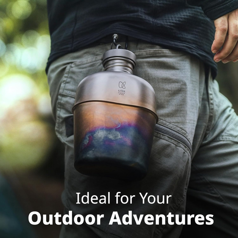 Botol Titanium Keith untuk Cam - Camping Cooking Kits ulasan dan harga