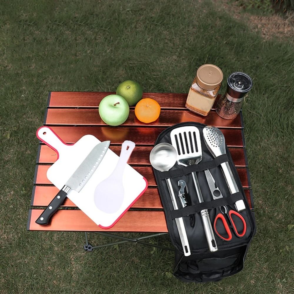 2024 Set Peralatan Piknik Tas  - Camping Cooking Rack ulasan dan harga