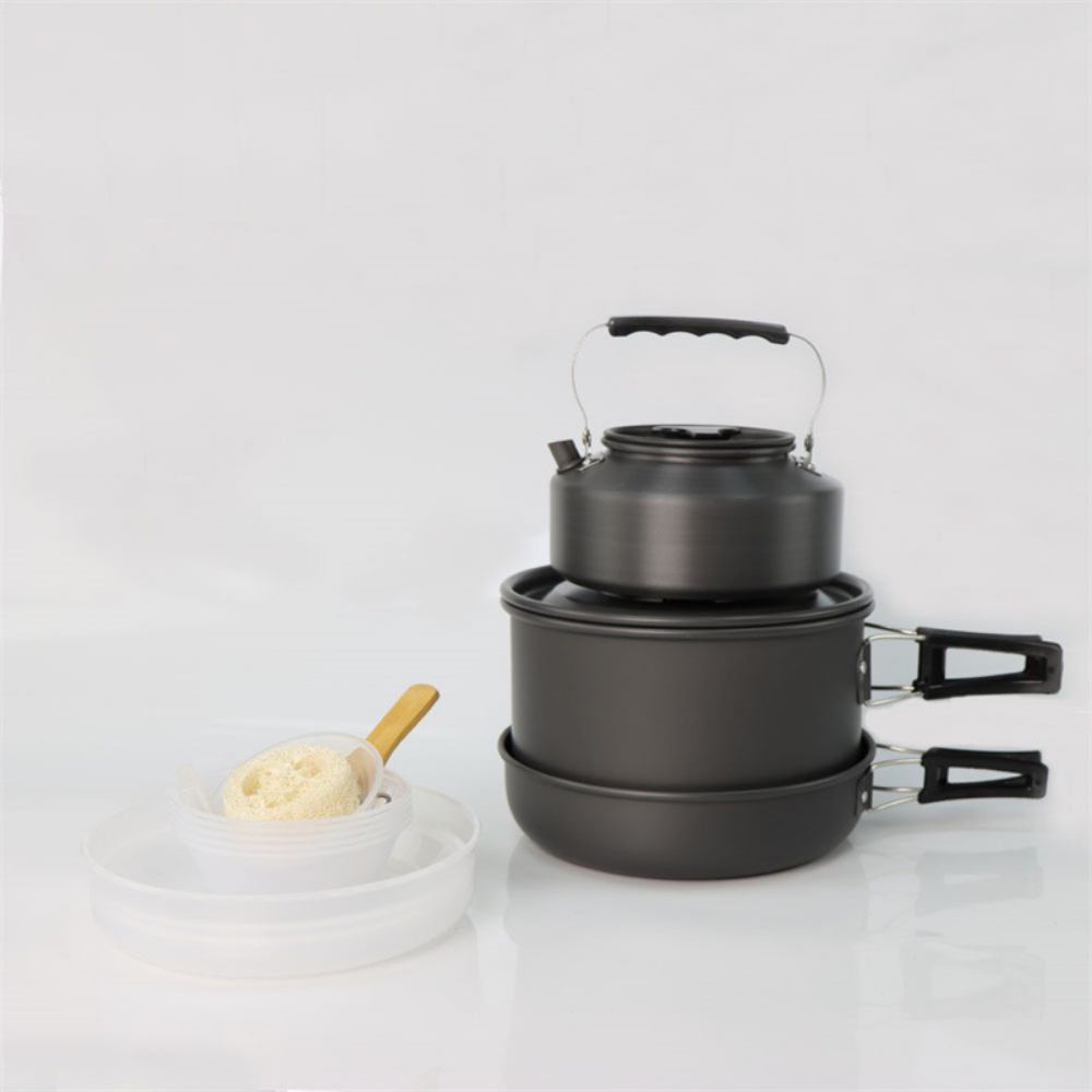 Set peralatan masak luar ruang - Camping Cooking Set Large ulasan dan harga