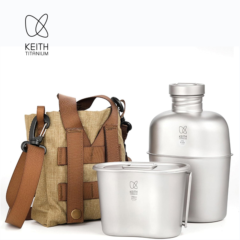 KEITH Perlengkapan Kantin Tita - Camping Cooking Pot Set ulasan dan harga