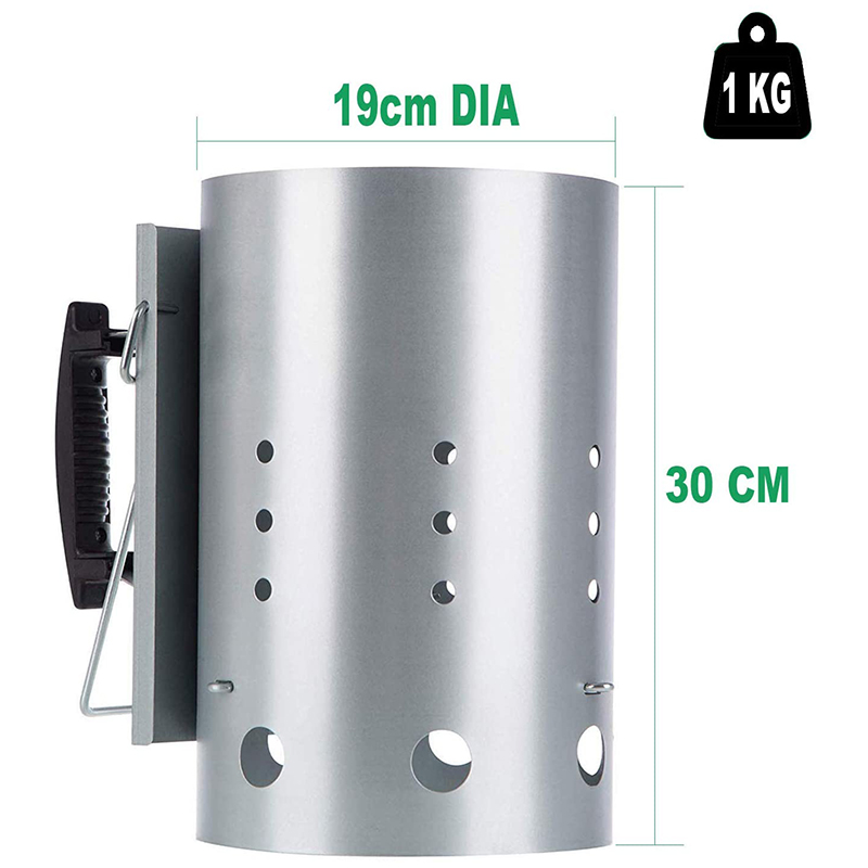Starter cerobong asap dengan p - Charcoal Chimney Starter ulasan dan harga