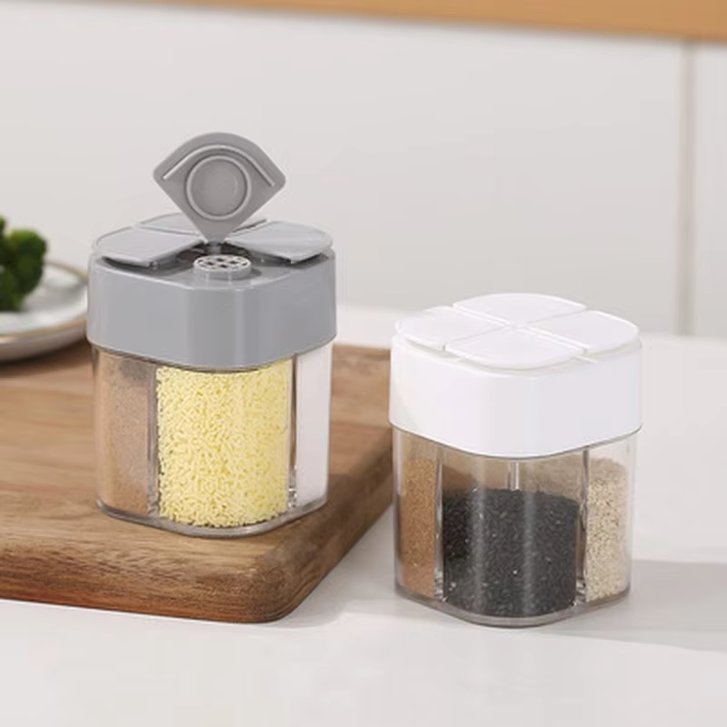 4 in 1 Wadah Bumbu Plastik unt - Camping Cooking Kit Box ulasan dan harga