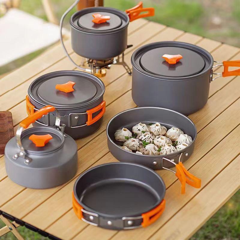 Peralatan Masak Camping Alumin - Camping Cooking Set Large ulasan dan harga