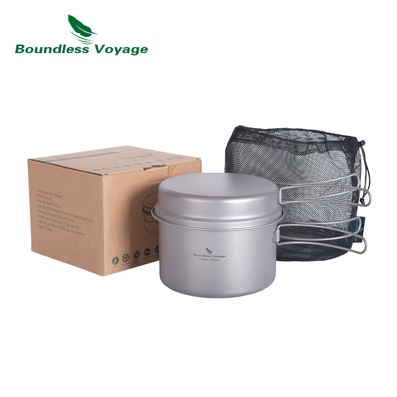 Panci Titanium & Wajan Penggor - Camping Cooking Set Large ulasan dan harga