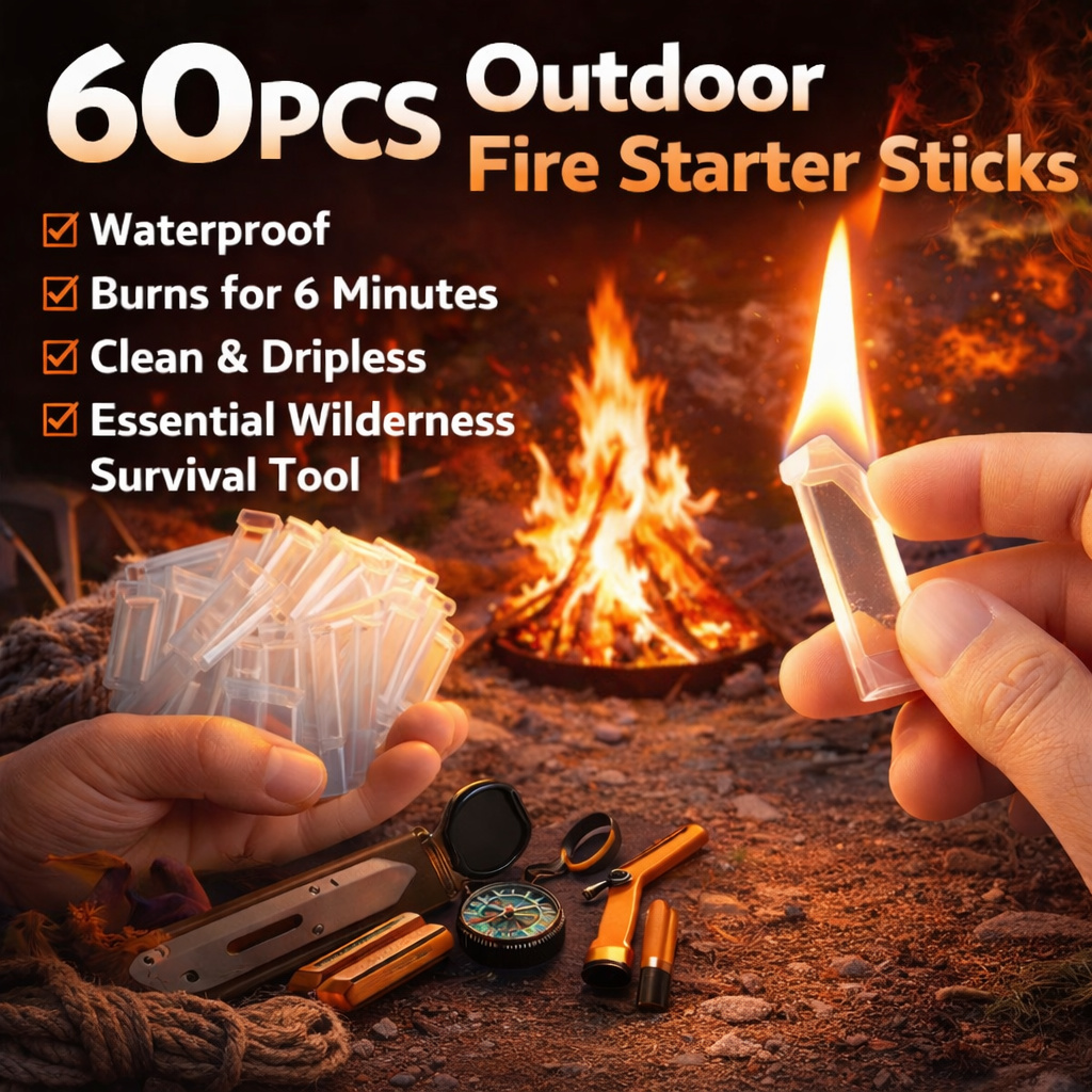 60PCS Tongkat Pemantik Api Tah - Camping Cooking Fire ulasan dan harga