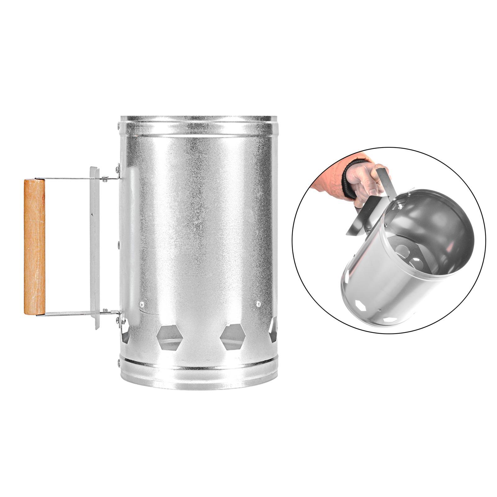 Pemantik api cepat baja pemang - Charcoal Chimney Starter ulasan dan harga