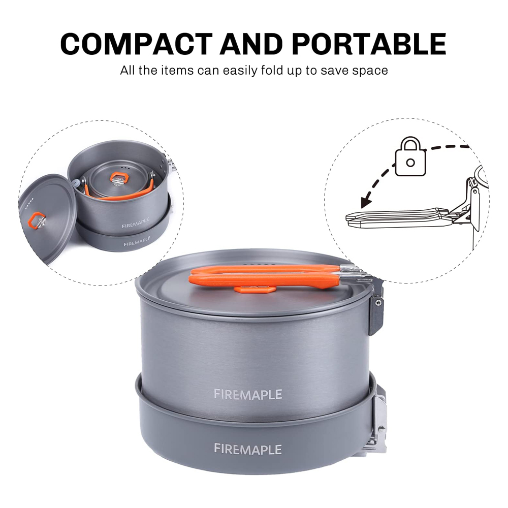 Peralatan Masak Berkemah Maple - Camping Cooking Pot Set ulasan dan harga