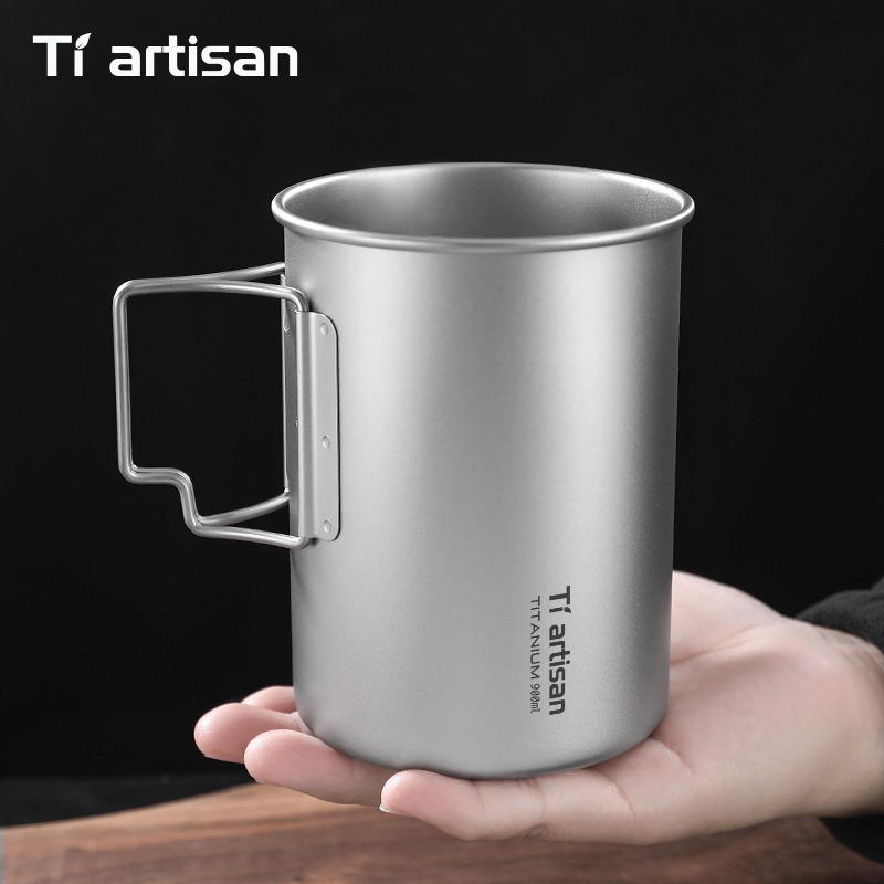 Tiartisan 750Ml/ 900Ml Mug Ber - Camping Cooking Set Lightweight ulasan dan harga