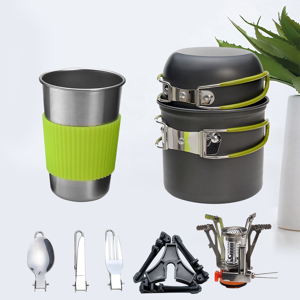 Set Peralatan Masak Camping Ou - Camping Cooking Set Lightweight ulasan dan harga