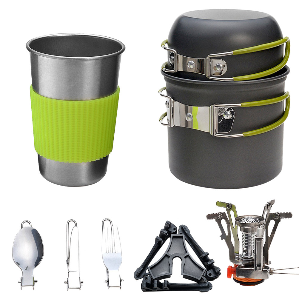 Set Peralatan Masak Camping Ou - Camping Cooking Set Lightweight ulasan dan harga